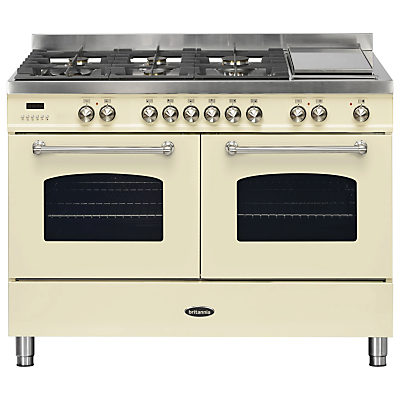 Britannia RC-12TG-FL Fleet Dual Fuel Range Cooker Cream Britannia RC-12TG-FL Fleet Dual Fuel Range Cooker Cream
